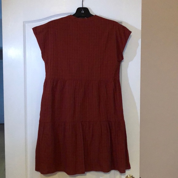 Gap spring mini dress. Rust color - Picture 2 of 3